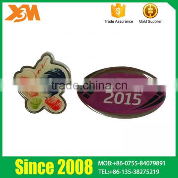 Personalized Logo Printing Fun Cheap Tinplate Name Badge For Decoration