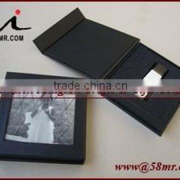 Custom USB Boxes Wedding Package Gift Box Holder with Magnet Closure