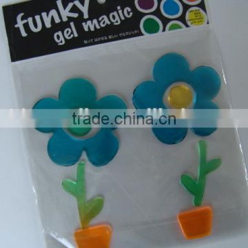 Window Decal Flower Jelly Stickers