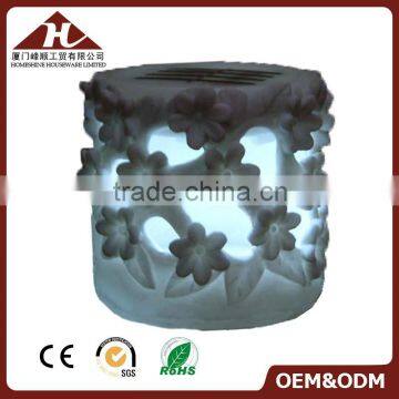 resin ranslucent led stone light for decoration