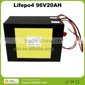 lifepo4 ups battery pack 96v for electric bike/Automatical discharge in the bottom