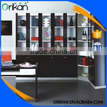 China 2016 New Modern bookcase with desk ORIKAN B-0002