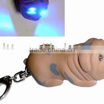 Flashing LED dog Key holder