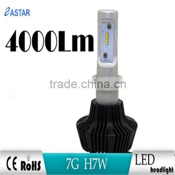 h7 led lamp g7 with 4000lumen with certification CE ROHS CCC