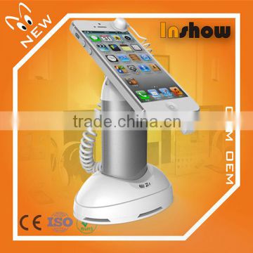 Password locking rechargeable retail security alarm cell phone anti-theft device