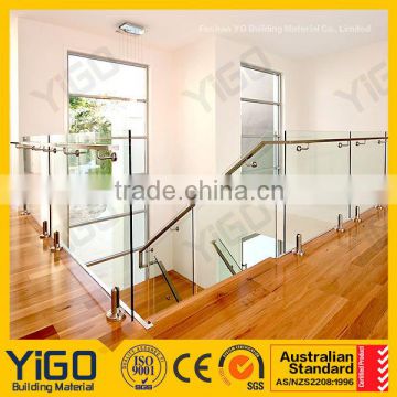 Professional deck and balcony glass railing made in China