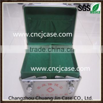 Household China carrying medical paramedic with green trays aluminum first aid kit tool box