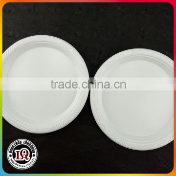 White Cheap Wholesale Disposable Plastic Plates