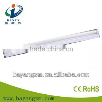 DTS2019 T5 plastic integrative bracket rechargeable fluorescent lamp with switch&diffuser