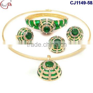 CJ1149-(58-61) 2016 top fashion inlay with rhinestone crystal jewelry set wedding/evening party girl jewelry
