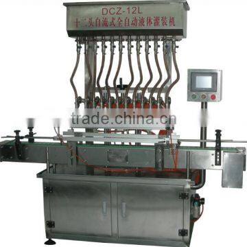 12-head Automatic Gravity Liquid Filling Machine with CE certificated factory price