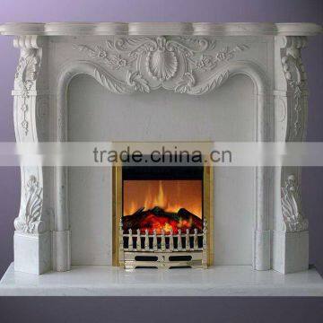 Pure round glass fireplace