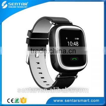 GPS watch SOS smart tracker watch silicon watchband two-way call SOS anti lost for kids