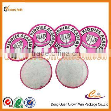 custom adhesive embroidery patch back glue