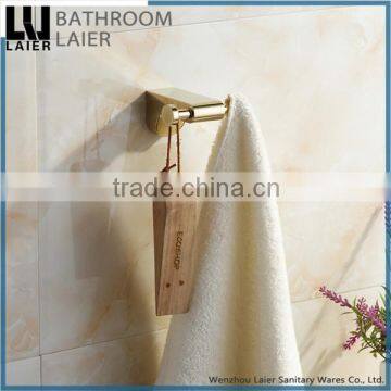 Promotional Made In China Zinc Alloy Gold Finishing Bathroom Accessories Wall Mounted Robe Hook