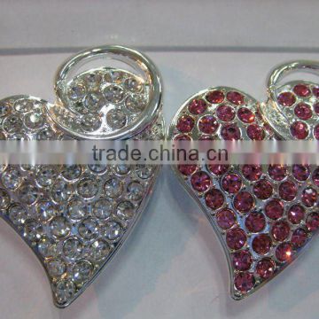 Royal Double Heart Jewelry Usb flash drive