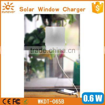 Adsorption Type window solar charger 5000mah power bank for Mobile Devices