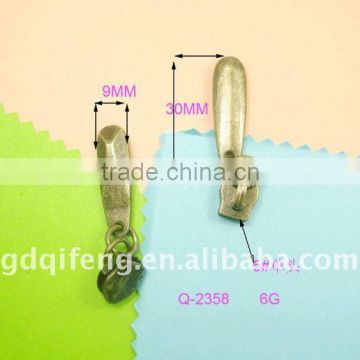 qifeng ancient classical metal zipper puller q-2358