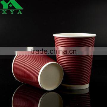 16oz custom printed logo paper Coffee Franchise Cups