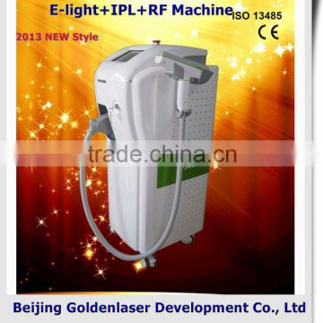 Www.golden-laser.org/2013 New Style E-light+IPL+RF Machine Free Shipping Beauty Equipment