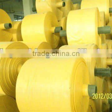 2012 PP Woven Fabric roll yellow colour