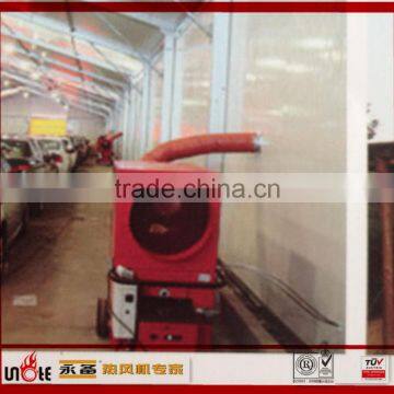 Exhibitions temporary heating machine