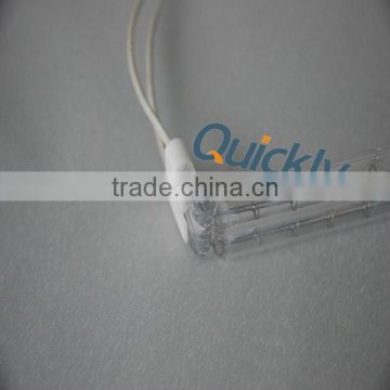transparent quartz halogen infrared heating lamp for sintering furnaces and spary daying,Ce certificate,5000 hours