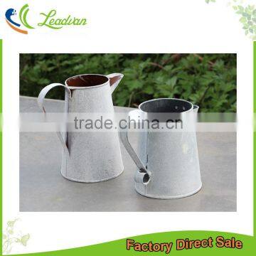 wholesale home table decoration sweet metal decorative water pitcher flower vase jug