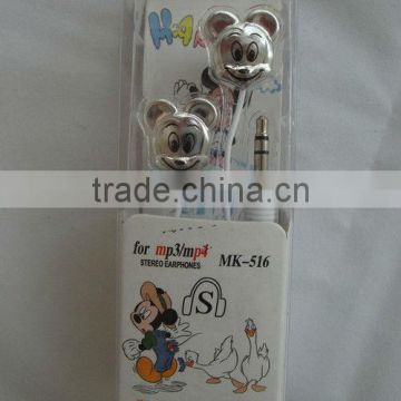 cartoon earphones Headphones 3.5MM BASS MP4 MP3 8earphone