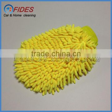 plush soft noodle chenille microfiber glove mitt for car