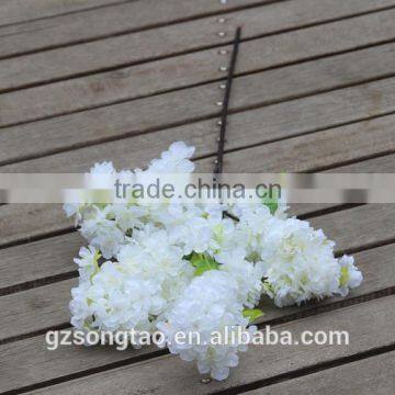 silk cherry blossom/sakura flower tree weeding decoration from factor