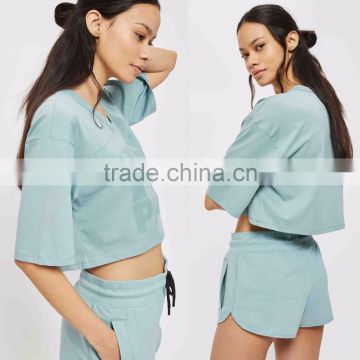 Blank T-Shirt with Short Sleeve Crop Designs Wholesale Custom Made in China T-shirt Printing Machine Prices in India