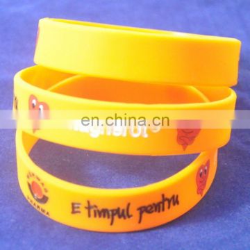Guangzhou Factory wholesale New design custom Logo energy custom adjustable silicon wristband no minimum