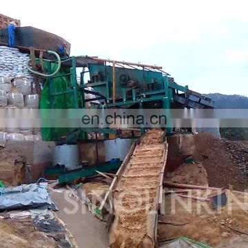 SINOLINKING High Frequency Gold Vibrating Screen with Sluice Machine