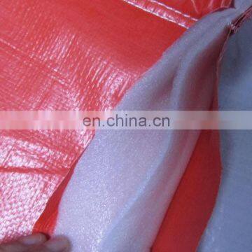 Polyethylene Insulated Tarpaulin / Orange Poly Foam Insulated Tarps