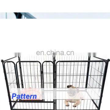 HQP-JJ03 HongQiang Indoor DIY Folding Combination Free Metal Pet Playpen Iron Net Fence for Pet Playing
