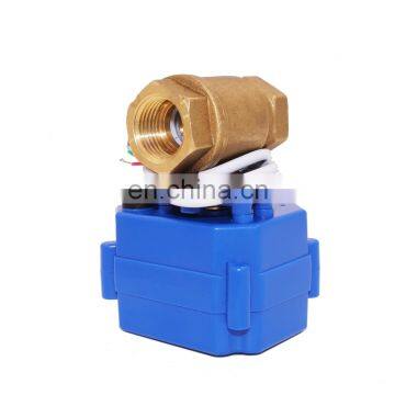 1/2" to 2" motorized motor Valve with manual override For Auto drain& Water cooling system