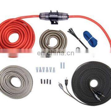 2500W 4Ga 4AWG Car Audio Cables Kit 4 Ga Amp Installation Cable Wiring