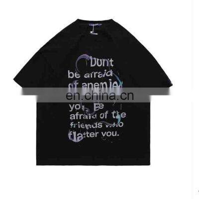 Fashion Style custom design logo O-Neck Short Sleeve Cotton Print T-Shirt For Men