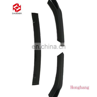 Honghang Sell New Style Car Front Lip Spoiler, Black+Red Glossy Universal Front Lips For Germany BMW Mecedes benz Audi VW golf
