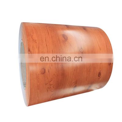 3d Wood Printed Coil 0.4mm Thickness Ppgi Coils Color Coated Steel Roll Ppgi Galvalume Coils