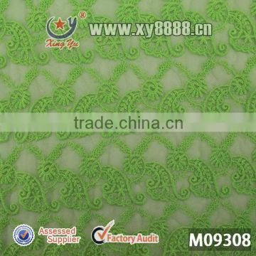 green switzerland lace fabric wholesale