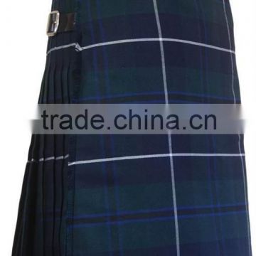 Scottish Douglas Modern 8 Yard Kilt Made Of Fine Quality Wool Tartan