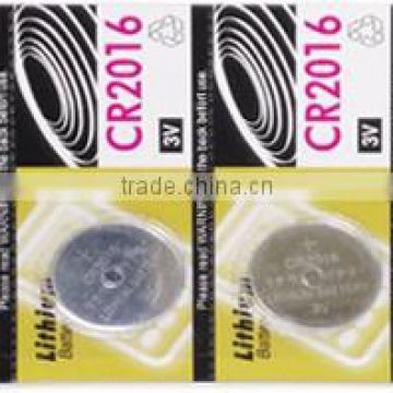 Hot sale good quality CR2016 Button Cell Battery 3V 70 mAh