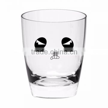 Machine made Water cup sad face