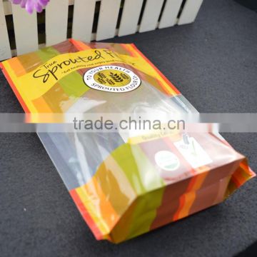 OPP+CPP lamination high quality heat sealing zipper packing bag , gravure printing stand up bag