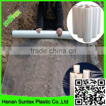 Best-selling HDPE black plastic ground cover mulch film/clear garlic mulch plastic film for agriculture