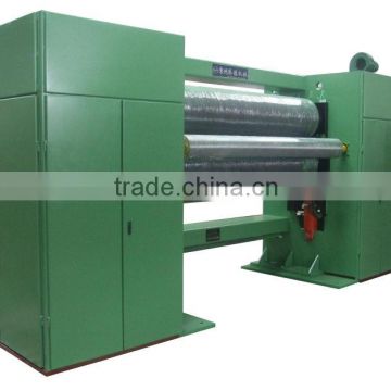 rewinding and slitting nonwoven slitting machine with vertical frame