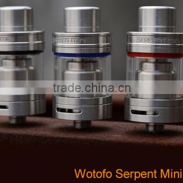 Chinese wholesale stock offer the genuine wotofo Serpent Mini RTA Tank! Big RTA Deck and top filling.