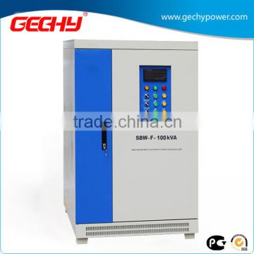 DBW/SBW-100KVA super power single/three phase full automatic compensated voltage regulator/stabilizer